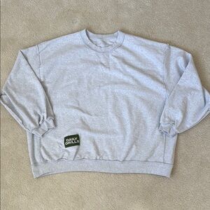 Daily Drills Reversible Fleece Oversized Crew XS/S